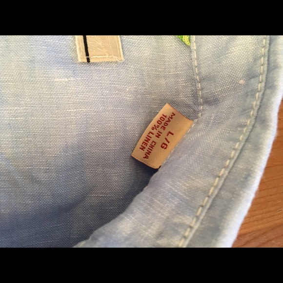 Tommy Bahama linen Button Down - Picture 7 of 8